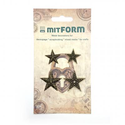 Mitform Metal Embellishments Sterne - Christmas 2